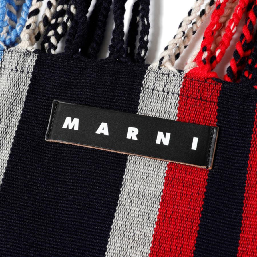 MARNI マルニフラワーカフェ ハンモックバッグ ストライプ MARNI マルニフラワーカフェ ハンモックバッグ ストライプ