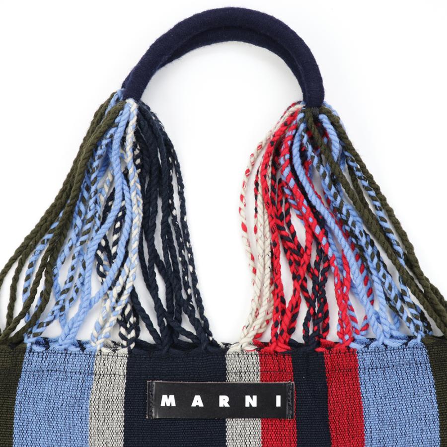 MARNI マルニフラワーカフェ ハンモックバッグ ストライプ MARNI マルニフラワーカフェ ハンモックバッグ ストライプ
