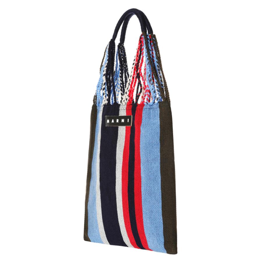 MARNI マルニフラワーカフェ ハンモックバッグ ストライプ MARNI マルニフラワーカフェ ハンモックバッグ ストライプ