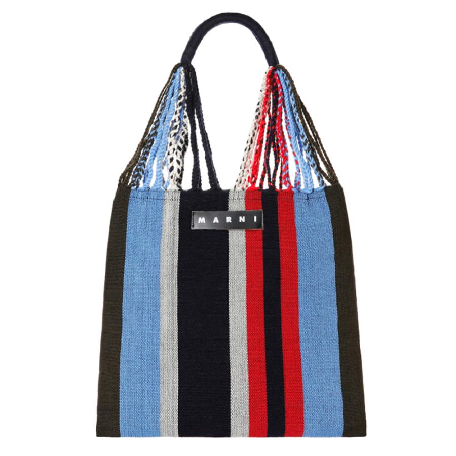 MARNI マルニフラワーカフェ ハンモックバッグ ストライプ MARNI マルニフラワーカフェ ハンモックバッグ ストライプ