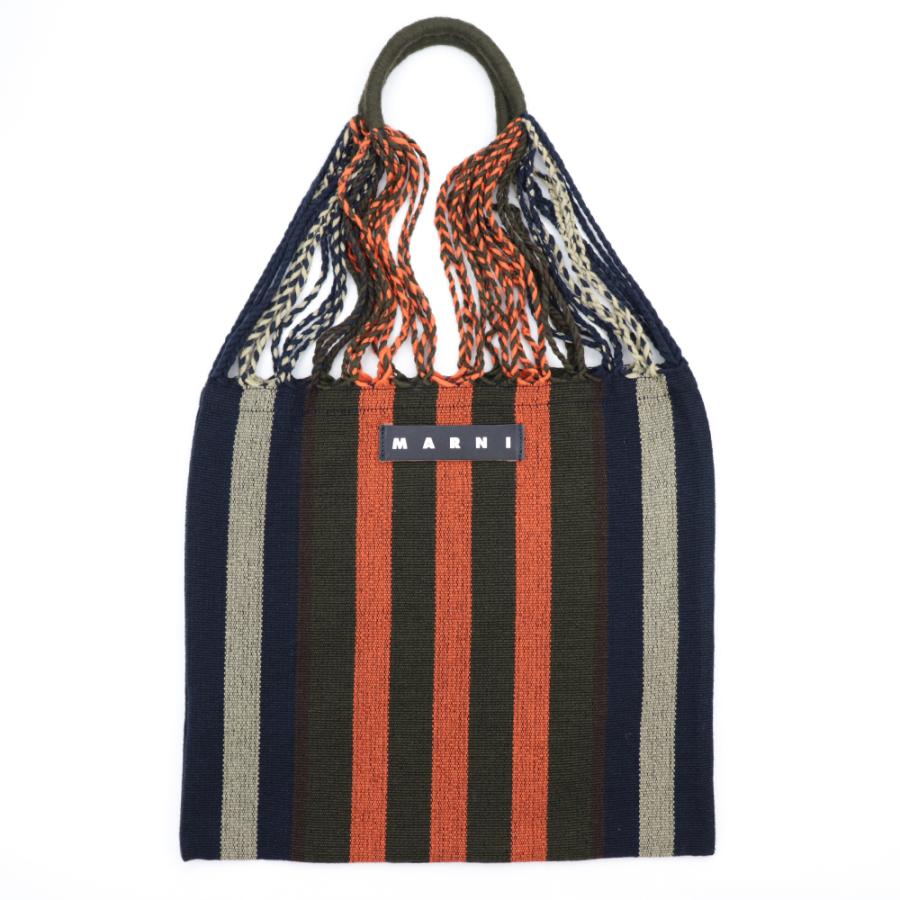 MARNI マルニフラワーカフェ ハンモックバッグ ストライプ MARNI マルニフラワーカフェ ハンモックバッグ ストライプ