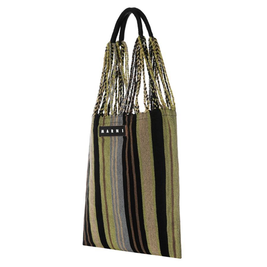 MARNI マルニフラワーカフェ ハンモックバッグ ストライプ MARNI マルニフラワーカフェ ハンモックバッグ ストライプ