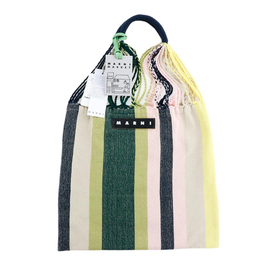MARNI マルニフラワーカフェ ハンモックバッグ ストライプ MARNI マルニフラワーカフェ ハンモックバッグ ストライプ