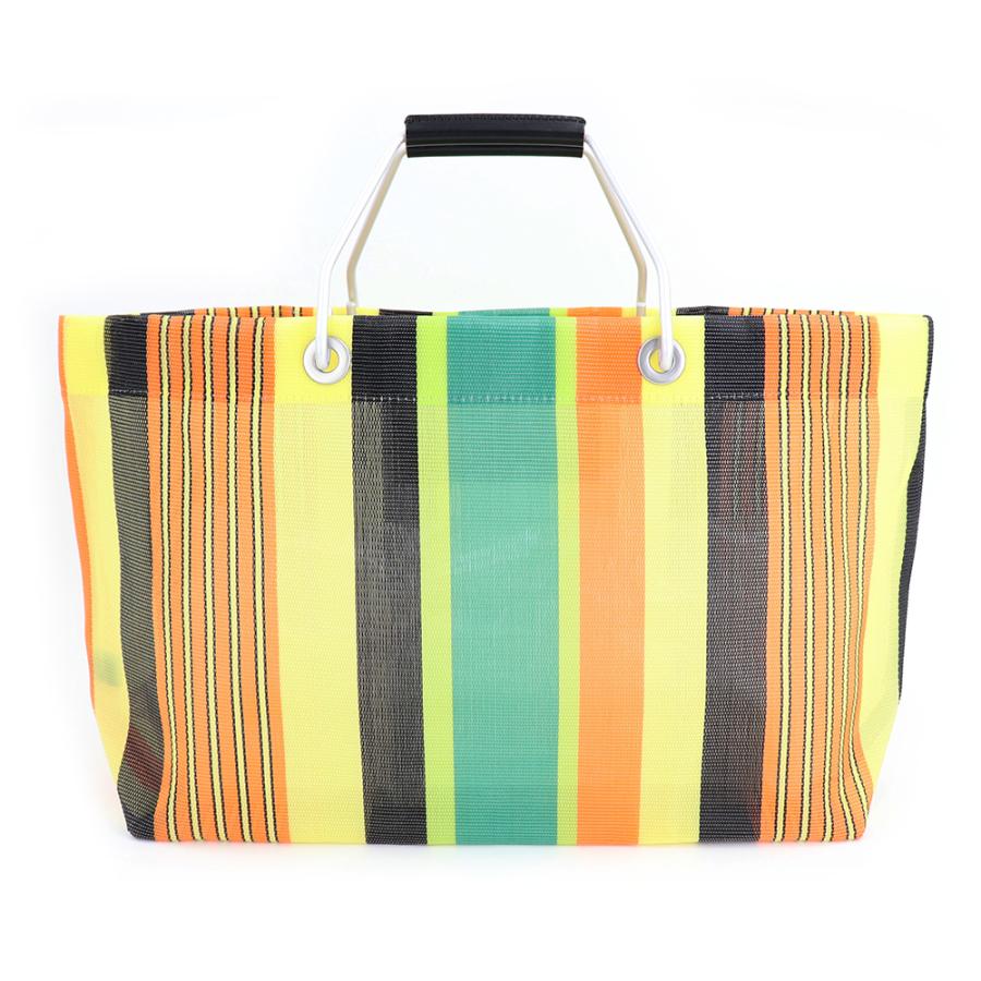 MARNI マルニフラワーカフェ トートバッグ ミニ ストライプ MARNI マルニフラワーカフェ トートバッグ ミニ ストライプ