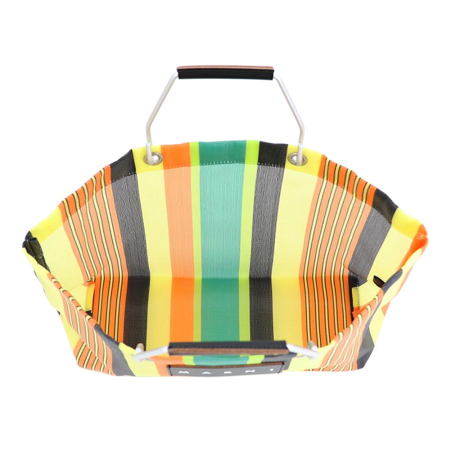 MARNI（マルニ） トートバッグ ストライプバッグミニ マルニフラワー