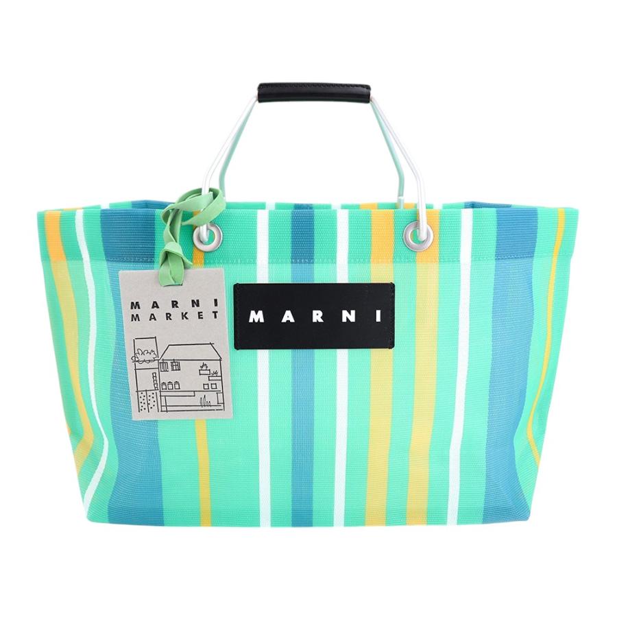 MARNI（マルニ） トートバッグ ストライプバッグミニ マルニフラワー