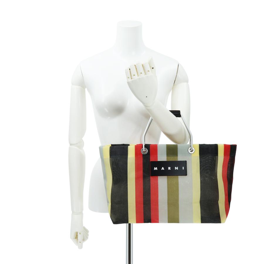 MARNI（マルニ） トートバッグ ストライプバッグミニ マルニフラワー