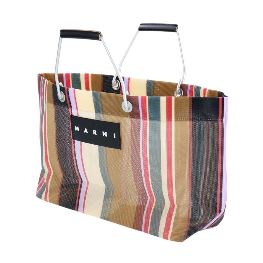 MARNI（マルニ） トートバッグ ストライプバッグミニ マルニフラワー