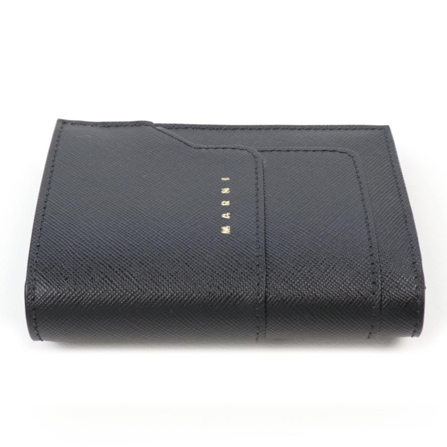 マルニ 財布 MARNI 二つ折り財布 ブラック コンパクト ミニ財布 マルニ 財布 MARNI 二つ折り財布 ブラック コンパクト ミニ財布