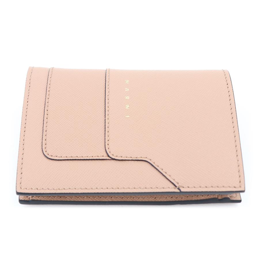 MARNI マルニ 財布 二つ折り財布 ブラウンシュガー ベージュ MARNI マルニ 財布 二つ折り財布 ブラウンシュガー ベージュ
