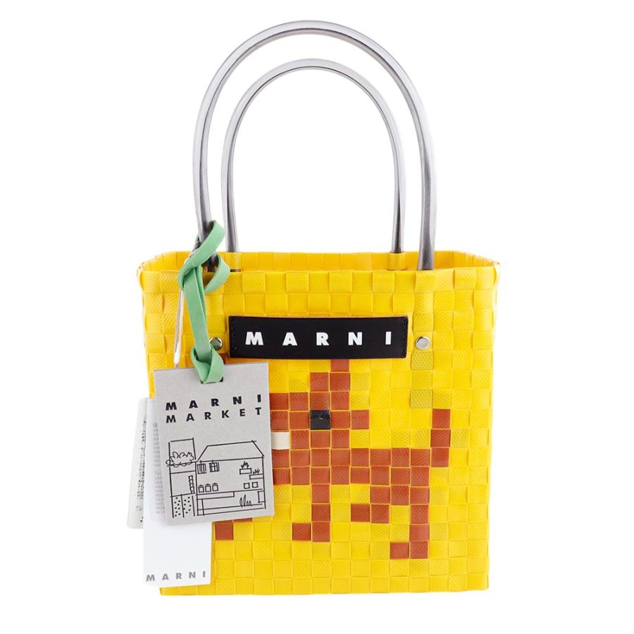 MARNI マルニフラワーカフェ バッグ ピクニックバッグ アニマル MARNI マルニフラワーカフェ バッグ ピクニックバッグ アニマル
