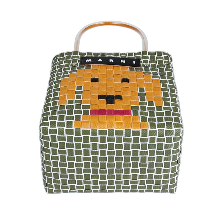 【美品】マルニMARNIカゴバッグ　正規品 MARNI（マルニ） カゴバッグ トートバッグ アニマルバスケット