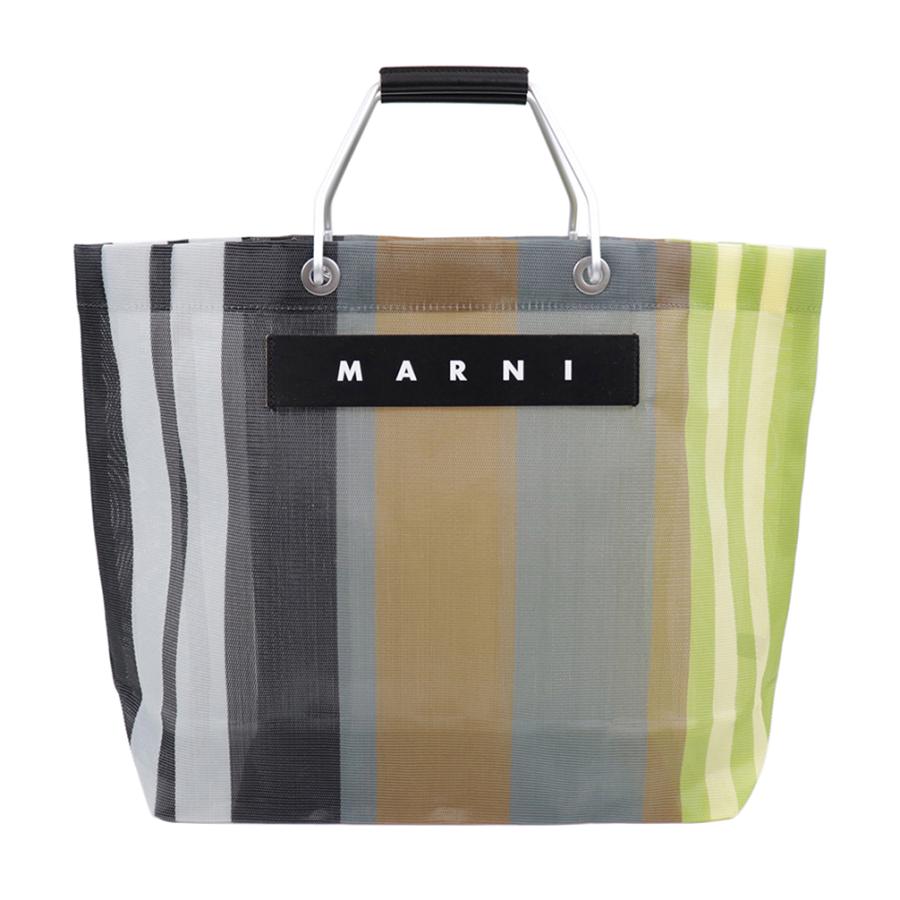 MARNI（マルニ） トートバッグ ストライプバッグ メッシュ ナイロン
