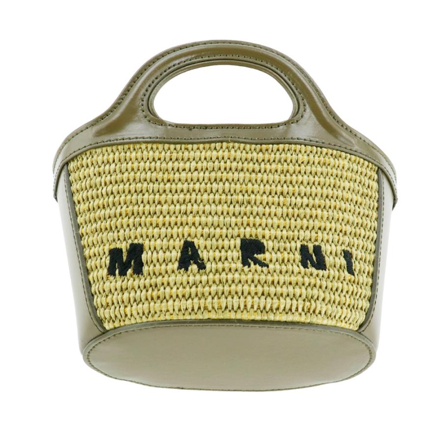 マルニ バッグ MARNI TROPICALIA トロピカリア レザー＆ラフィア