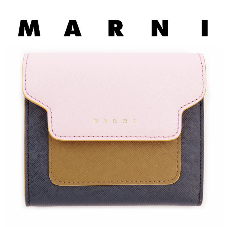 MARNI マルニ 三つ折り財布 カードコインケース