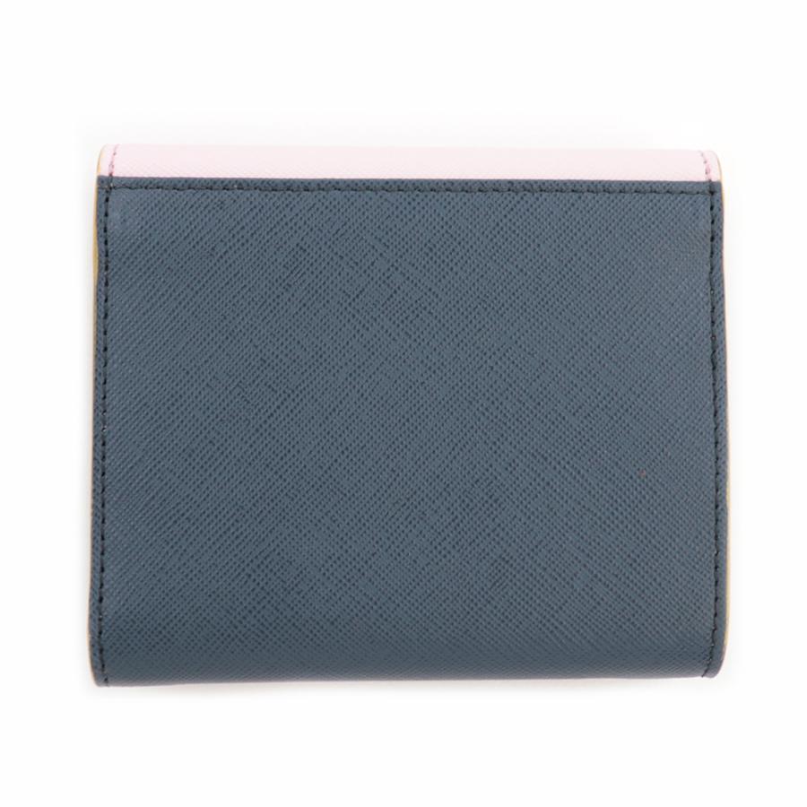 MARNI マルニ 財布 折財布 ピンク カーキ グリーン バイカラー MARNI マルニ 財布 折財布 ピンク カーキ グリーン バイカラー