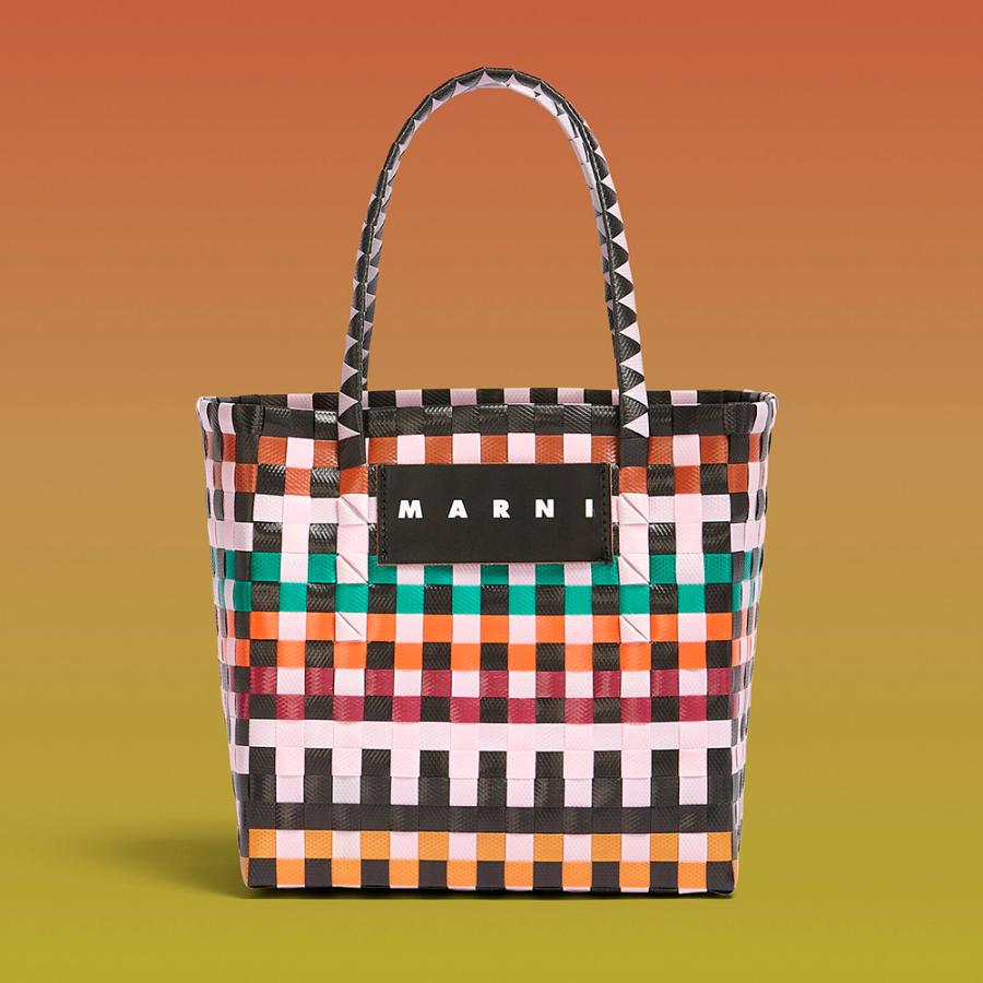 MARNI マルニ トートバッグ かごバッグ 編み込み SHMH006A01 MARNI マルニ トートバッグ かごバッグ 編み込み SHMH006A01