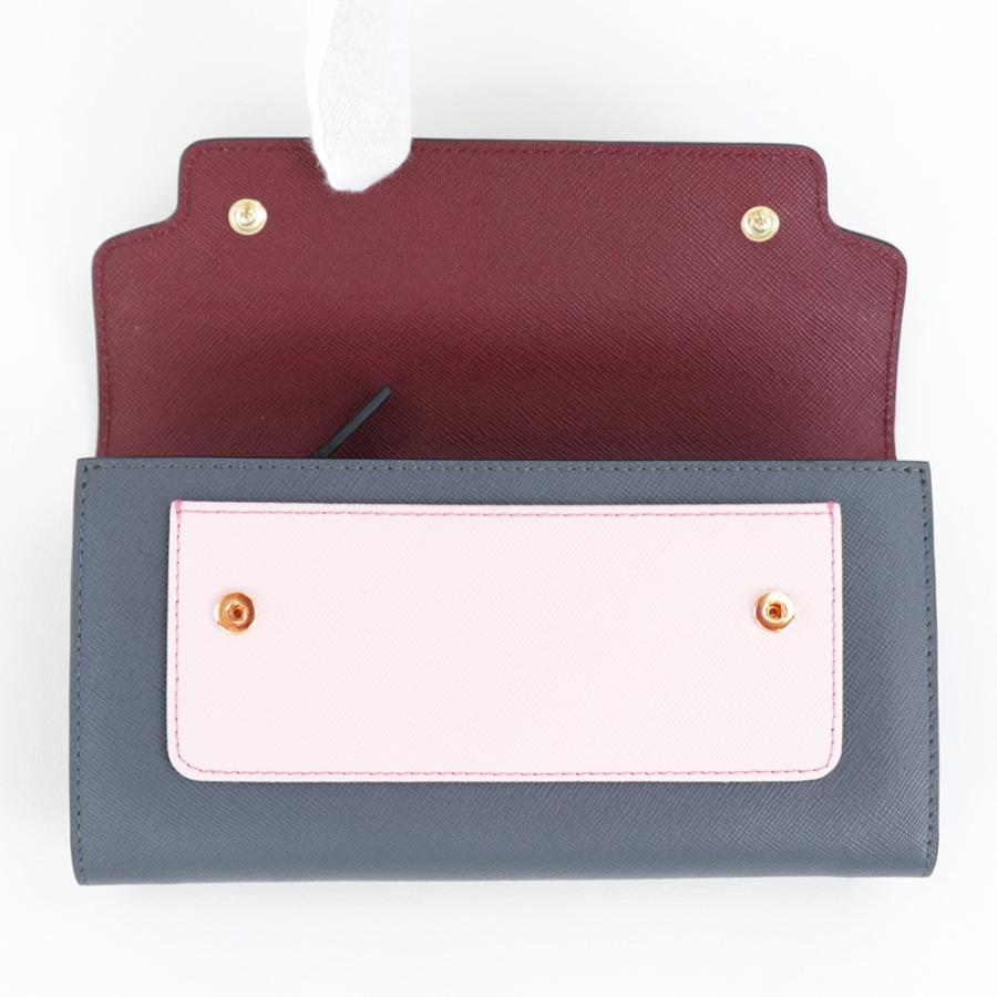 MARNI マルニ 財布 長財布 二つ折り バイカラー レザー 本革 MARNI マルニ 財布 長財布 二つ折り バイカラー レザー 本革
