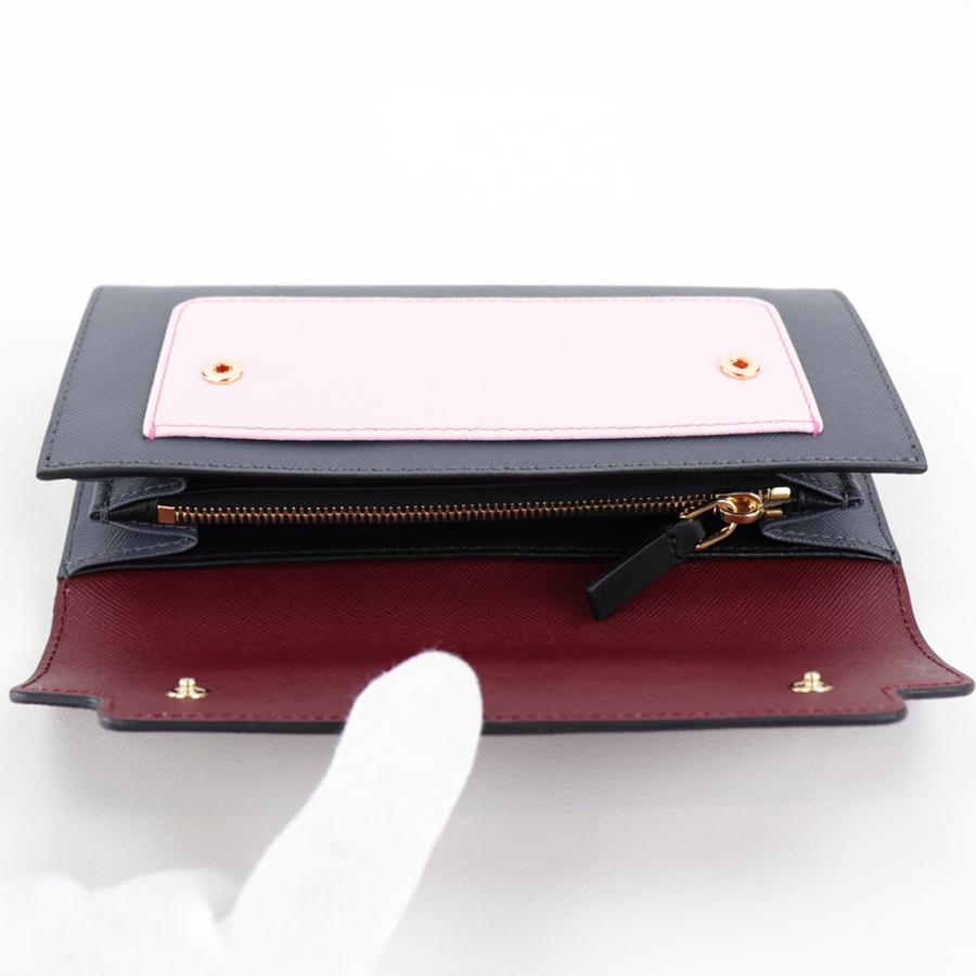 MARNI マルニ 財布 長財布 二つ折り バイカラー レザー 本革 MARNI マルニ 財布 長財布 二つ折り バイカラー レザー 本革