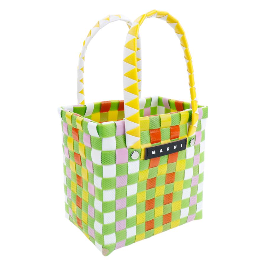 マルニ バッグ MARNI KIDS MICRO BASKET ミニバッグ トートバッグ 編み込み テープバスケット かごバッグ マイクロバスケット マルニキッズ｜brandparks｜12