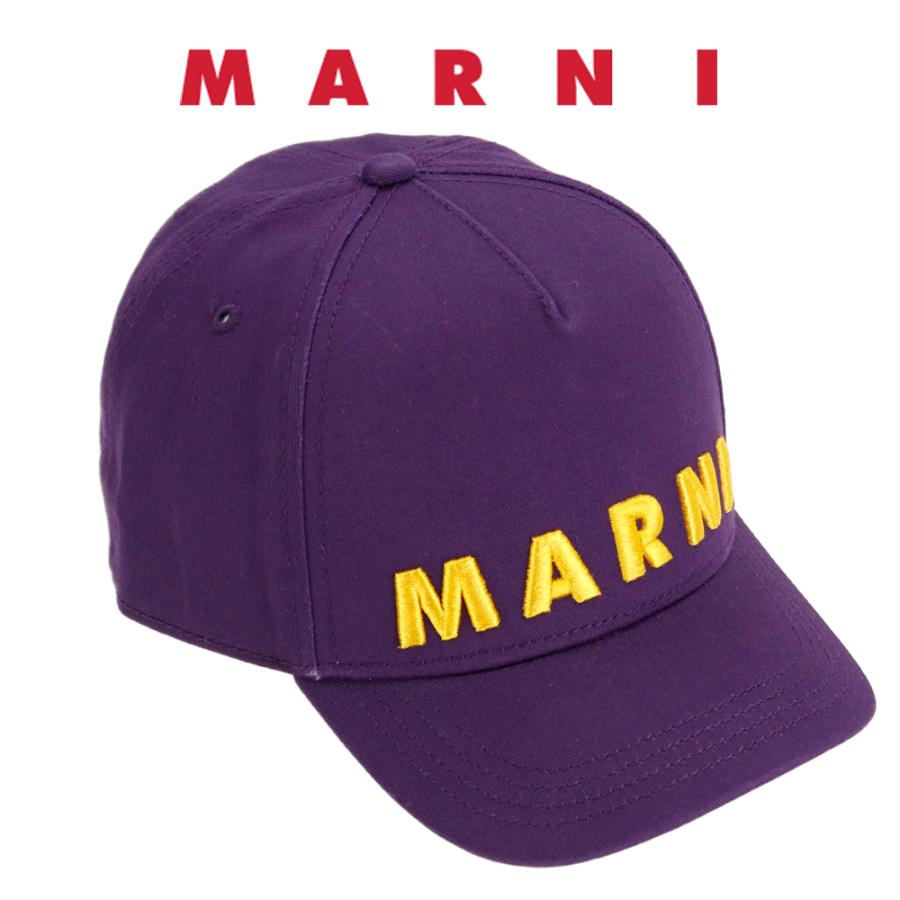 マルニ ベースボールキャップ パープル マルニキッズ 大人も着用可能