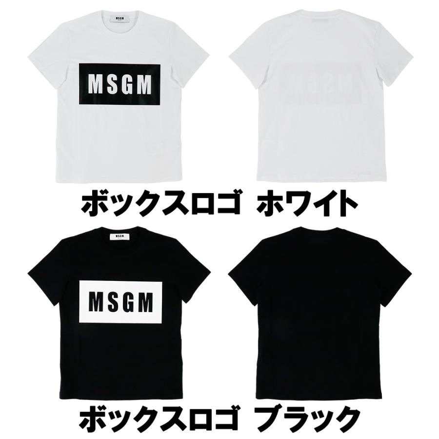 MSGM Tシャツ 半袖 エムエスジーエム トップス ブラック MSGM Tシャツ 半袖 エムエスジーエム トップス ブラック