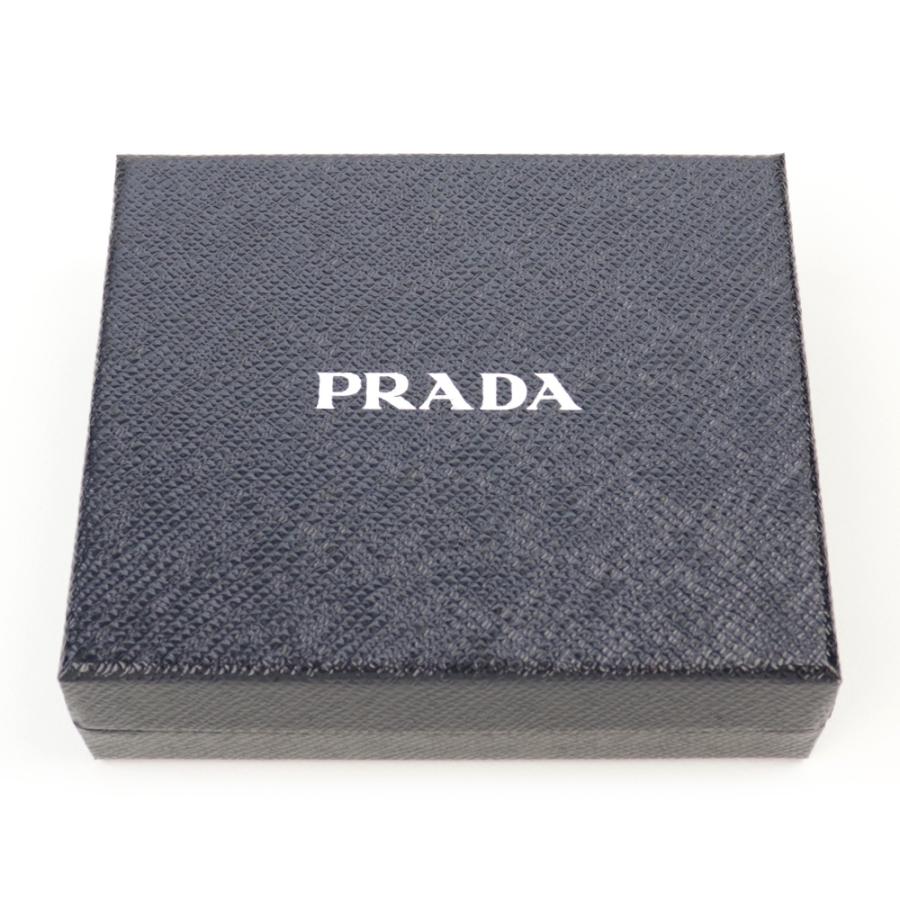 PRADA プラダ 財布 三つ折り ブラック 黒 ミニ財布 コンパクト PRADA プラダ 財布 三つ折り ブラック 黒 ミニ財布 コンパクト