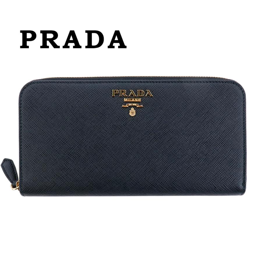 PRADA プラダ 財布 ラウンドファスナー ブラック 1ML506 QWA PRADA プラダ 財布 ラウンドファスナー ブラック 1ML506 QWA