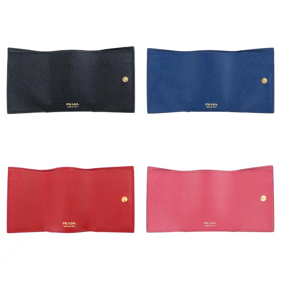 PRADA プラダ 財布 三つ折り ミニ財布 1MH021 QWA サフィアーノ PRADA プラダ 財布 三つ折り ミニ財布 1MH021 QWA サフィアーノ