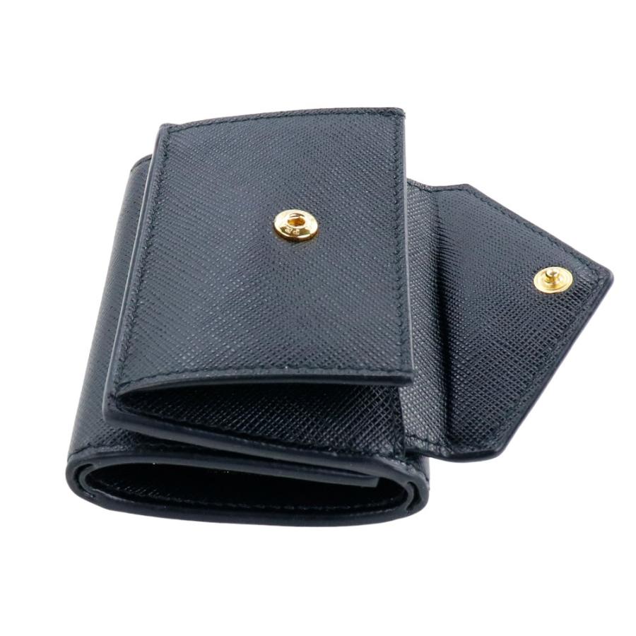 PRADA プラダ 財布 三つ折り ミニ財布 1MH021 QWA サフィアーノ PRADA プラダ 財布 三つ折り ミニ財布 1MH021 QWA サフィアーノ