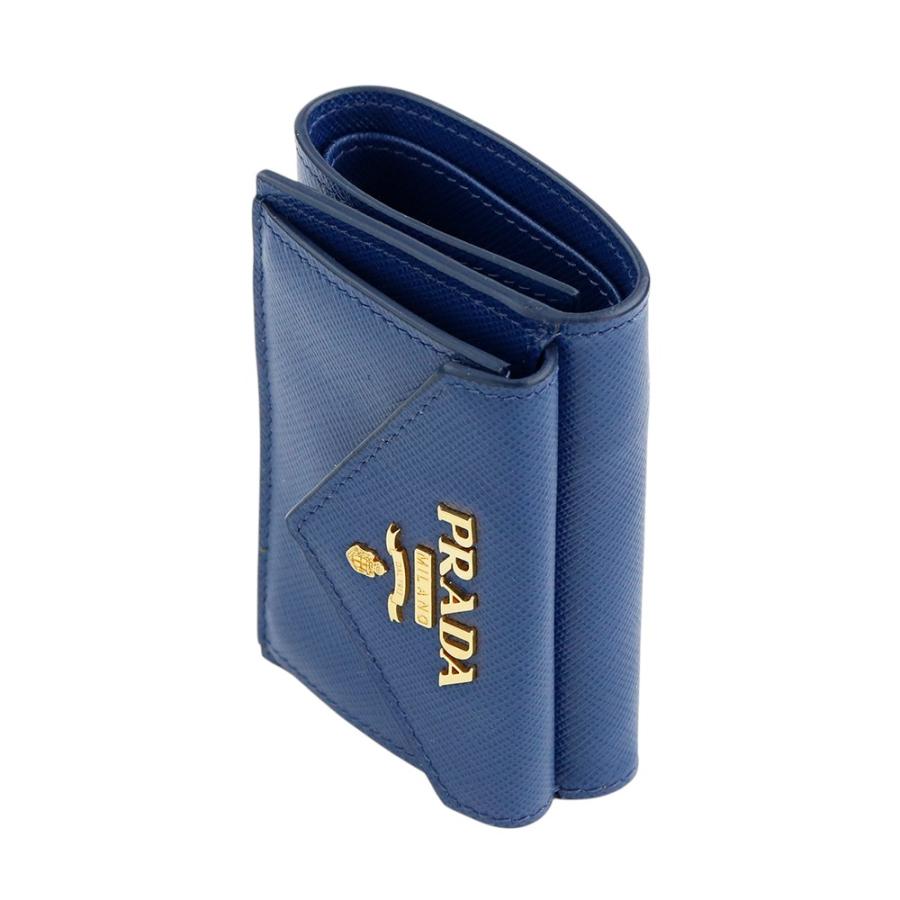 PRADA プラダ 財布 三つ折り 1MH021 QWA F0016 BLUETTE PRADA プラダ 財布 三つ折り 1MH021 QWA F0016 BLUETTE