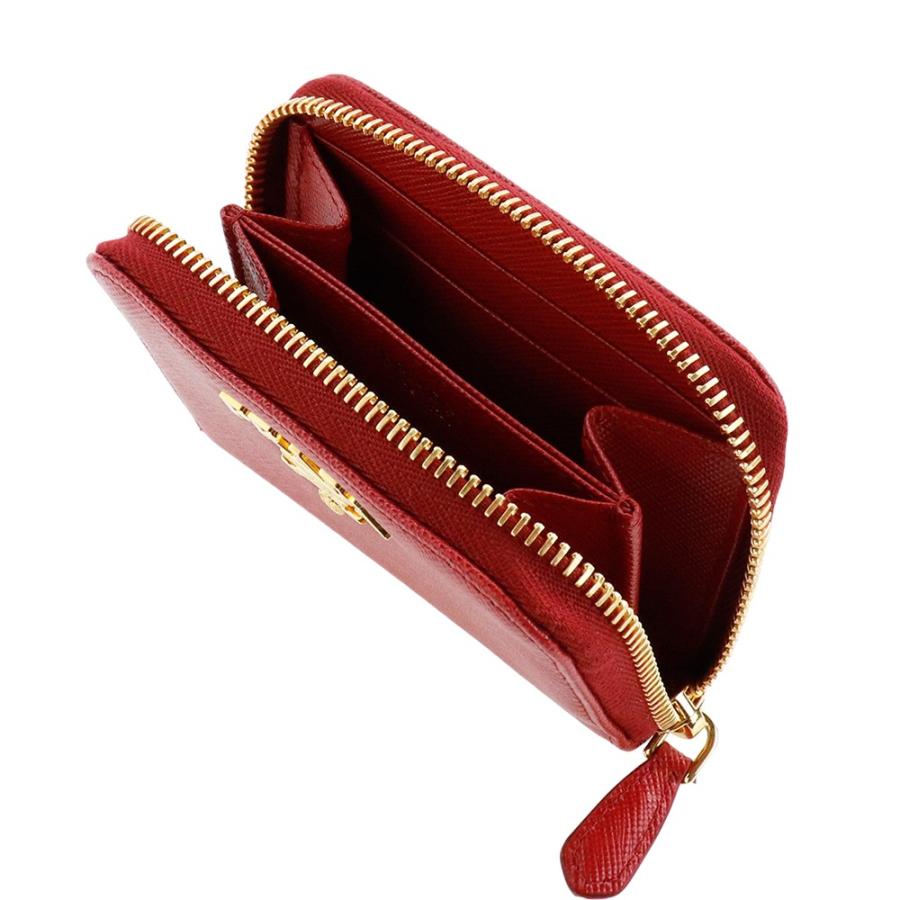 PRADA プラダ 財布 二つ折り ラウンドファスナー SAFFIANO METAL PRADA プラダ 財布 二つ折り ラウンドファスナー SAFFIANO METAL