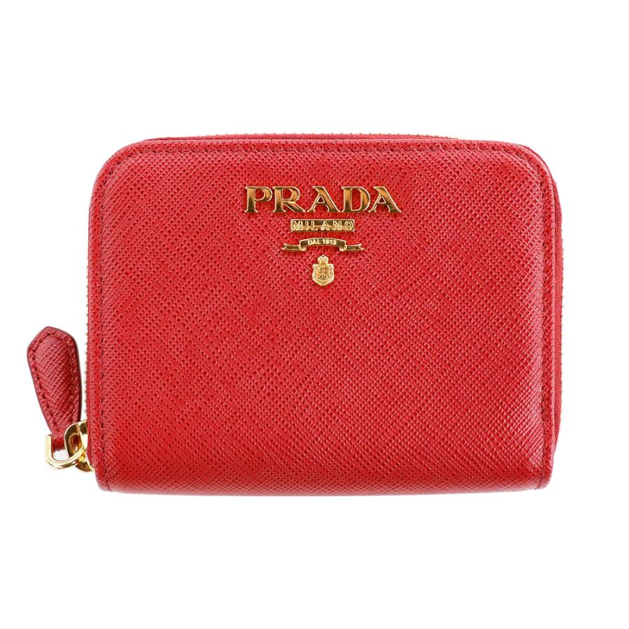 PRADA プラダ 財布 二つ折り ラウンドファスナー SAFFIANO METAL PRADA プラダ 財布 二つ折り ラウンドファスナー SAFFIANO METAL