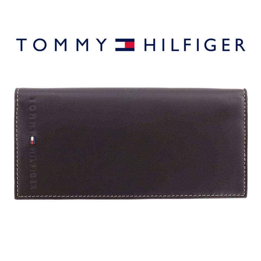 TOMMY HILFIGER（トミー・ヒルフィガー） 財布 長財布 二つ折り ダーク