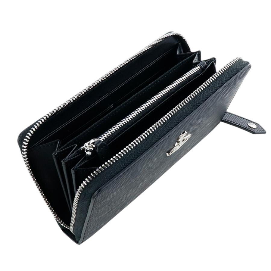 ヴィヴィアンウエストウッド 財布 長財布 ラウンドファスナー Vivienne Westwood POLLY ポリー 51050022 S000E N404 BLACK オーブ メタル ヴィーガンレザー ヴィヴィアンウエストウッド 財布 長財布 ラウンドファスナー Vivienne Westwood POLLY ポリー 51050022 S000E N404 BLACK オーブ メタル ヴィーガンレザー