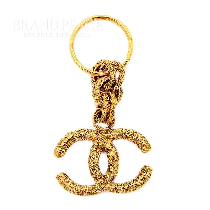 値下げ シャネル ココマーク シャネル キーホルダー キーリング バッグチャーム レディースファッション ゴールド 財布 帽子 ファッション小物 93a ヴィンテージ ブランドピース ブランドピース