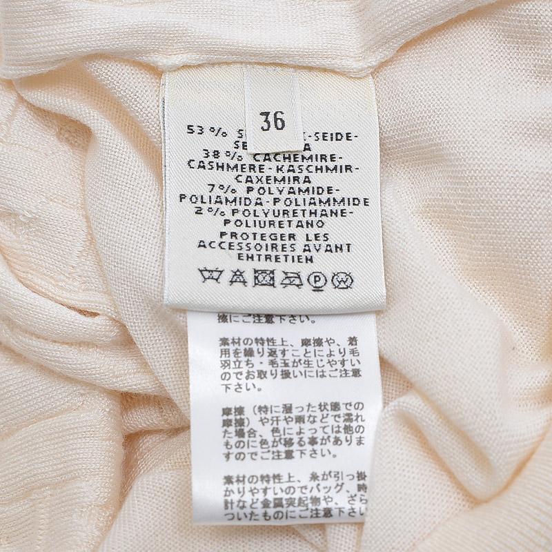 HERMES エルメス ハーフジップ 半袖ニット シェーヌダンクル HERMES エルメス ハーフジップ 半袖ニット シェーヌダンクル