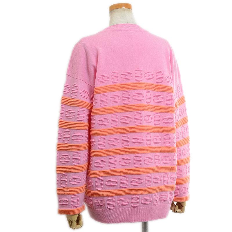 爆買い，得価】 エルメス シェーヌダンクル ボーダーニット セーター