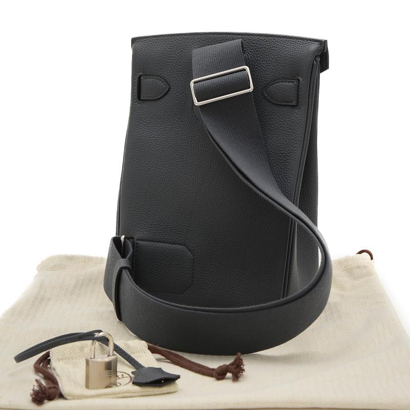 HERMES（エルメス） アッカドPM トゴ グリミスティ シルバー金具 W刻印