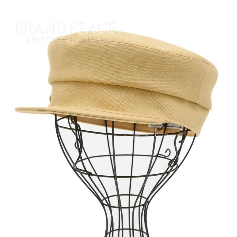 エルメス キャスケット 帽子 ジュリエッタ シーシェル コットン  