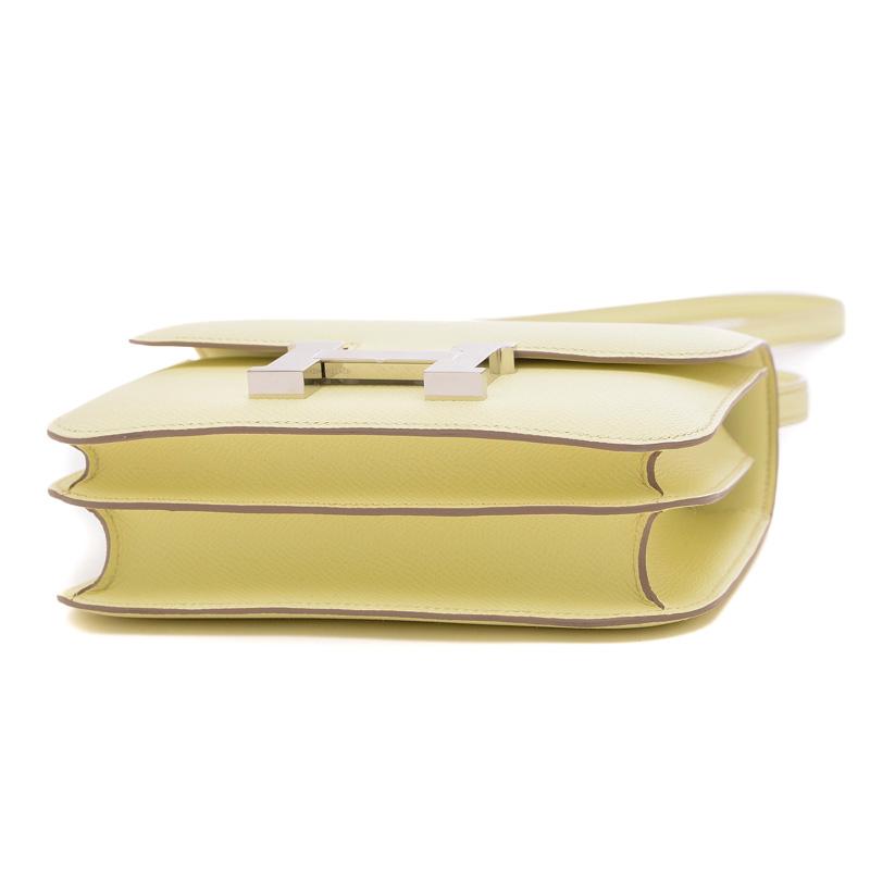 HERMES エルメス コンスタンス ミニ 18 ミロワール エプソン ジョーヌ  