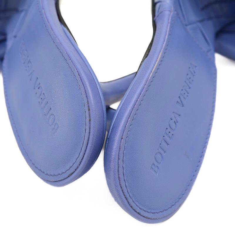 ボッテガヴェネタ ミュール サンダル パープル イントレチャート  