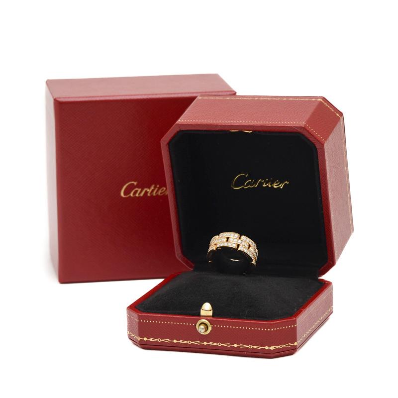 週末お値引きCartier パンテール　リング　52号 Cartier - カルティエ パンテール クーガー リング 指輪 K18 スリー