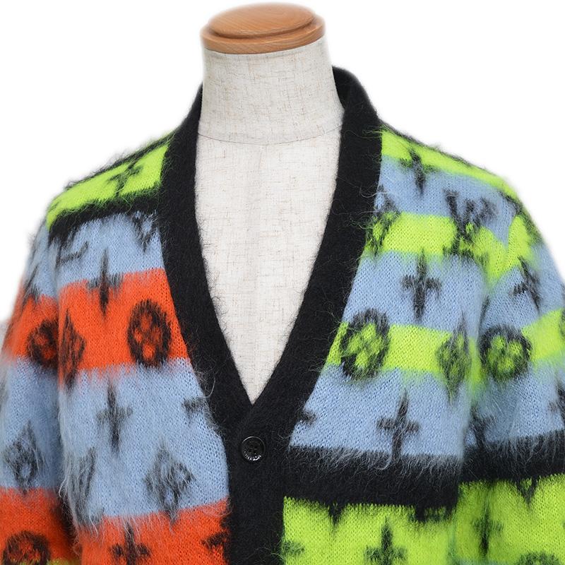 LOUIS VUITTON ルイ・ヴィトン モノグラム モヘアカーディガン マルチ  