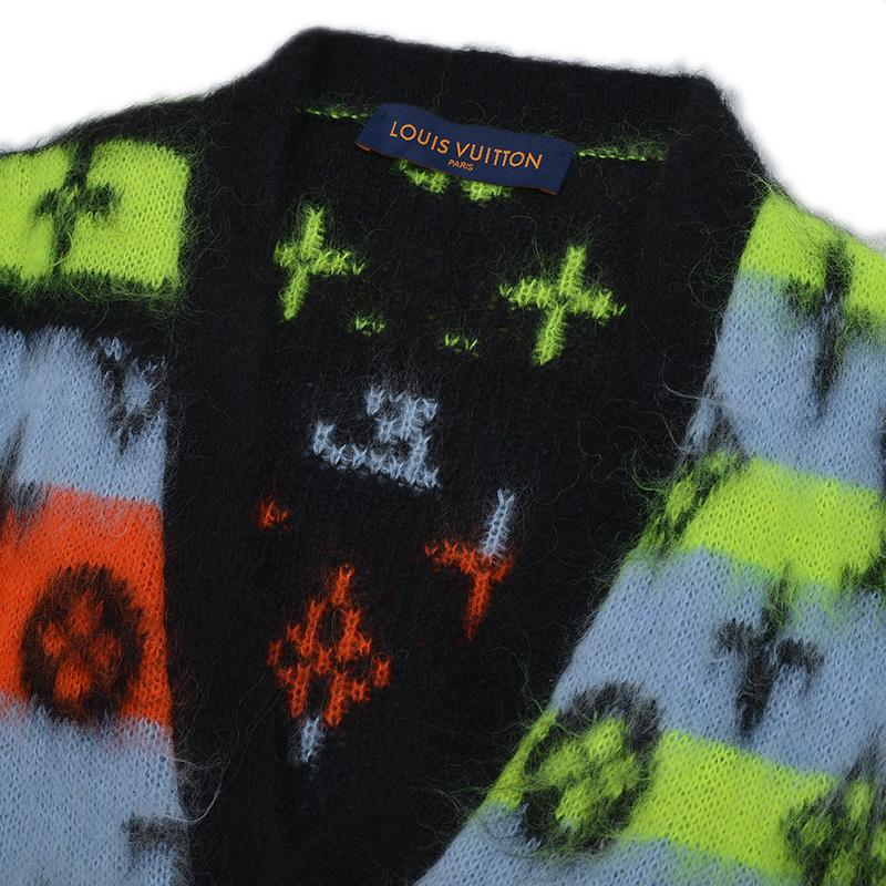 LOUIS VUITTON ルイ・ヴィトン モノグラム モヘアカーディガン マルチ  