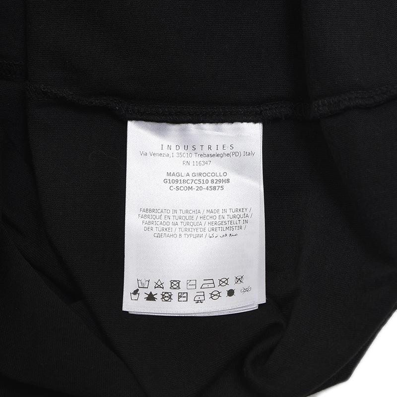 MONCLER モンクレール Tシャツ MAGLIA GIROCOLLO コットン ブラック  
