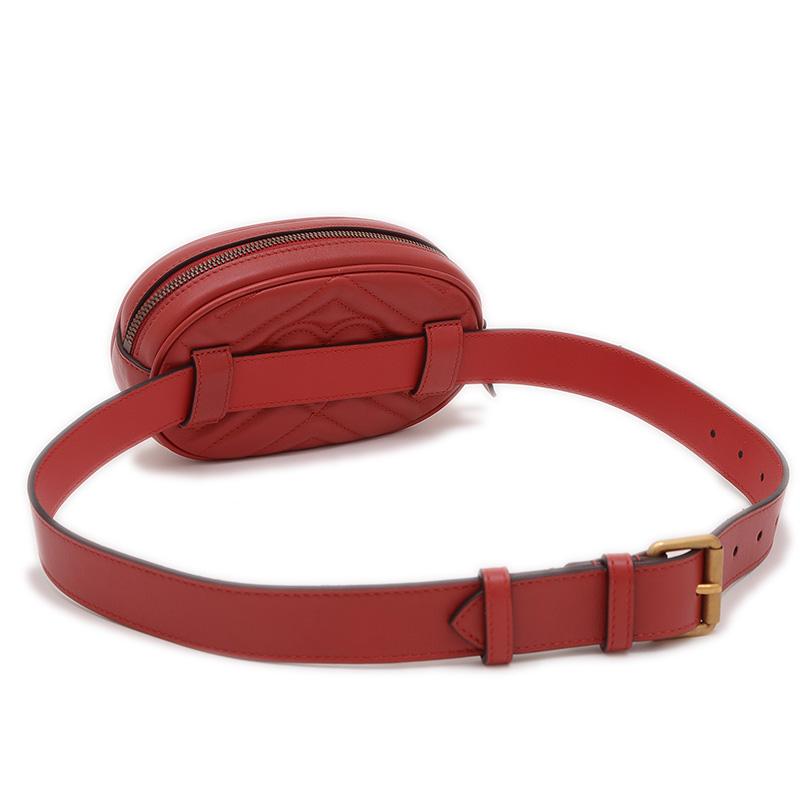 GUCCI グッチ GGマーモント キルティングレザー ベルトバッグ GUCCI グッチ GGマーモント キルティング ベルトバッグ レザー