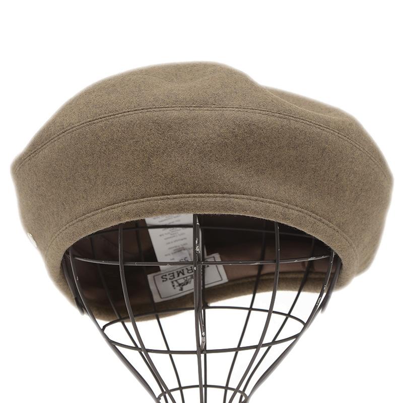 新品　エルメス　ベレー帽　サントノーレ　カシミア HERMES エルメス ベレー帽 サントノーレ カシミヤ ブラウン 59