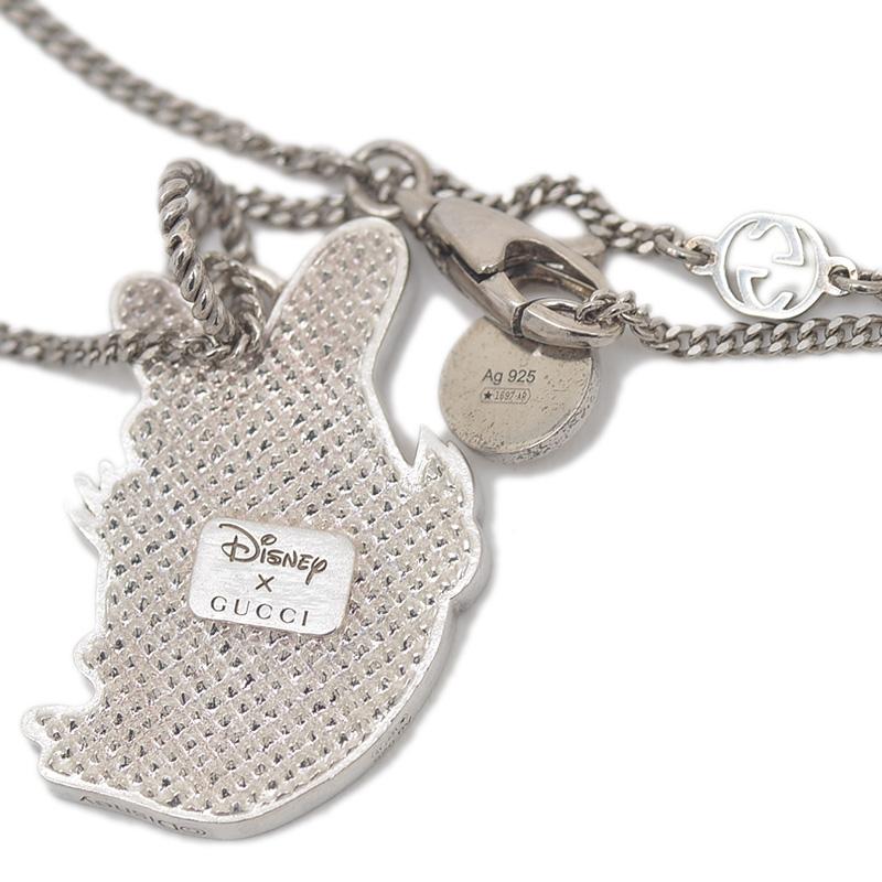 GUCCI グッチ インターロッキングG DISNEY デイジーダック ネックレス 