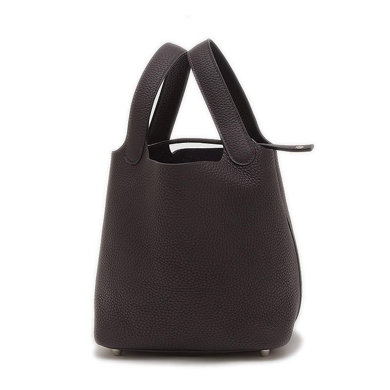 HERMES エルメス ピコタンロックPM ノワール ブラック 黒 シルバー金具